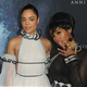 Actress Tessa Thompson and singer-actress Janelle Monáe arrive for the premiere of Paramount Pictures’ Annihilation, held at Regency Village Theatre on Feb. 13, 2018, in Westwood, Calif.